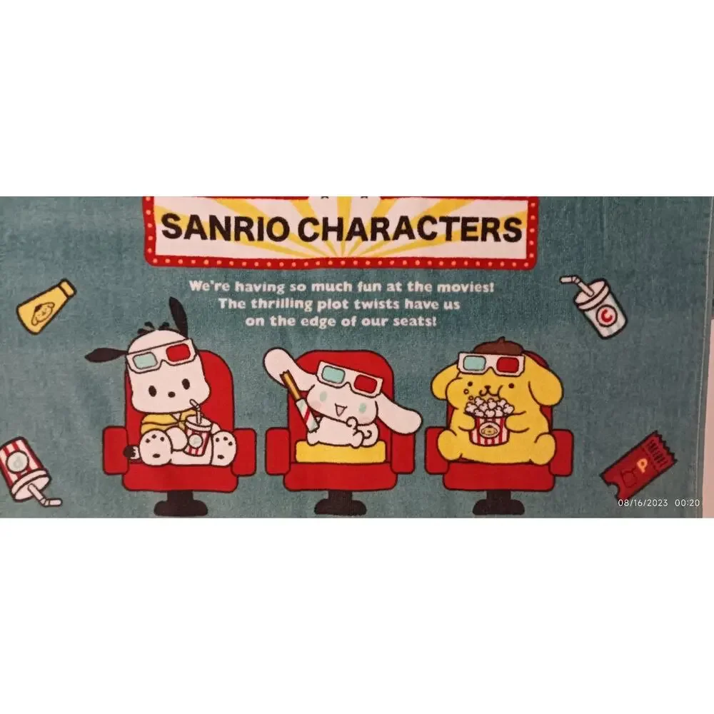 Sanrio characters bath towel